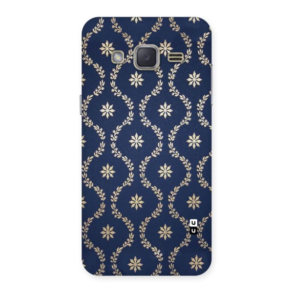Gorgeous Gold Leaf Pattern Back Case for Galaxy J2