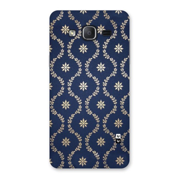 Gorgeous Gold Leaf Pattern Back Case for Galaxy On7 Pro