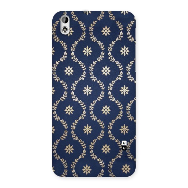 Gorgeous Gold Leaf Pattern Back Case for HTC Desire 816g