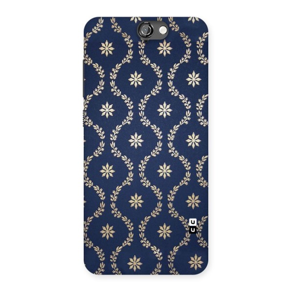 Gorgeous Gold Leaf Pattern Back Case for HTC One A9