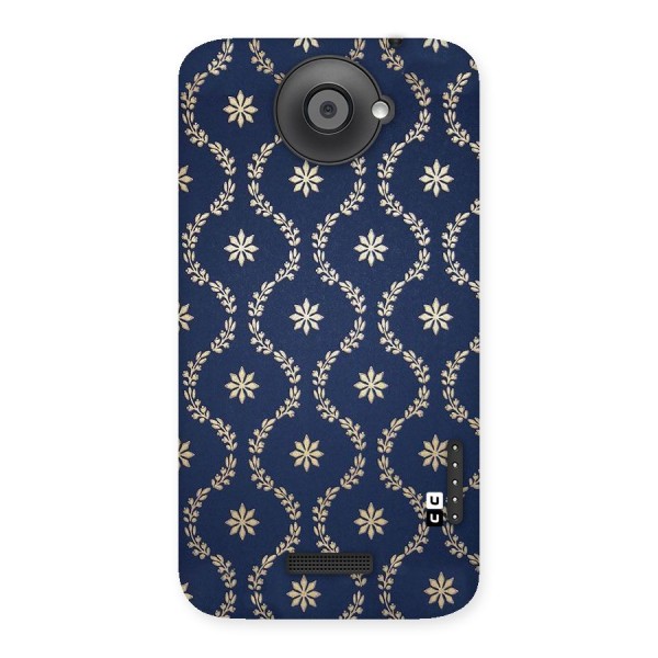 Gorgeous Gold Leaf Pattern Back Case for HTC One X