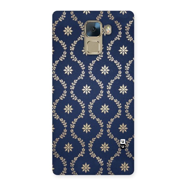 Gorgeous Gold Leaf Pattern Back Case for Huawei Honor 7