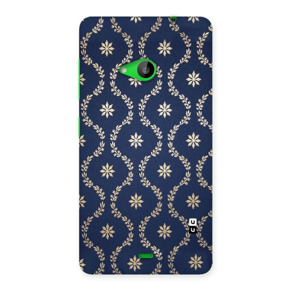 Gorgeous Gold Leaf Pattern Back Case for Lumia 535