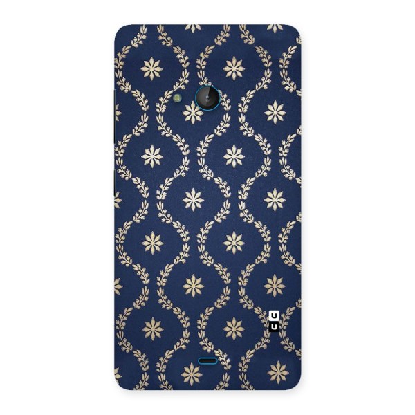 Gorgeous Gold Leaf Pattern Back Case for Lumia 540