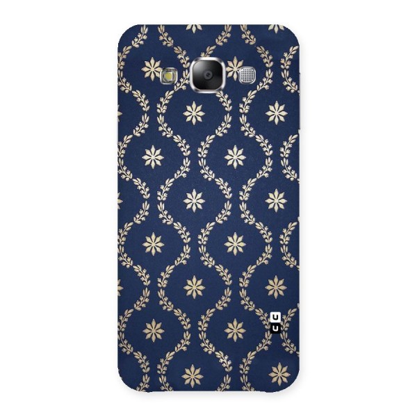 Gorgeous Gold Leaf Pattern Back Case for Samsung Galaxy E5