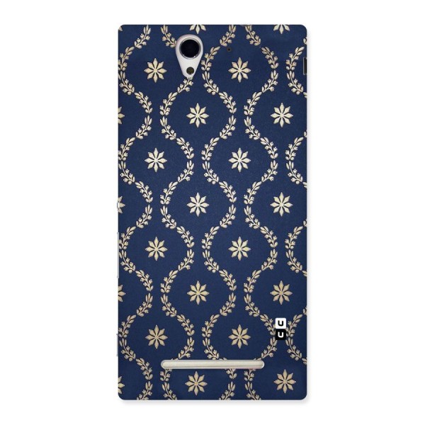Gorgeous Gold Leaf Pattern Back Case for Sony Xperia C3