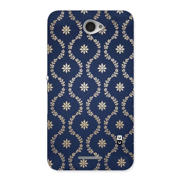 Gorgeous Gold Leaf Pattern Back Case for Sony Xperia E4