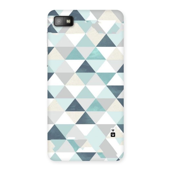 Green And Grey Pattern Back Case for Blackberry Z10