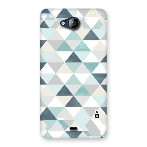 Green And Grey Pattern Back Case for Canvas Play Q355