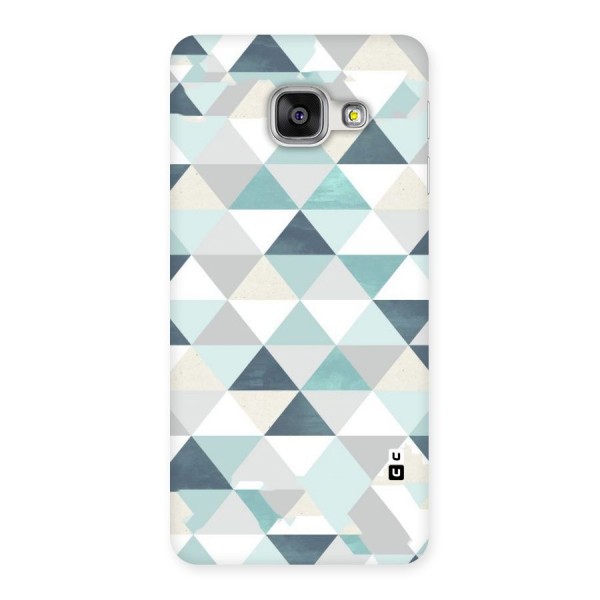 Green And Grey Pattern Back Case for Galaxy A3 2016