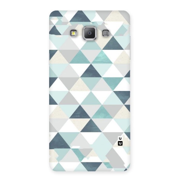 Green And Grey Pattern Back Case for Galaxy A7