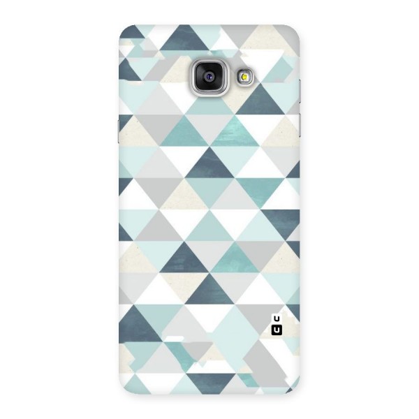 Green And Grey Pattern Back Case for Galaxy A7 2016