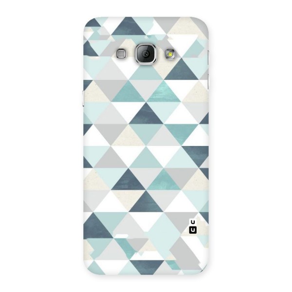Green And Grey Pattern Back Case for Galaxy A8