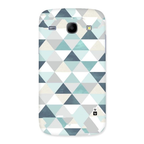 Green And Grey Pattern Back Case for Galaxy Core