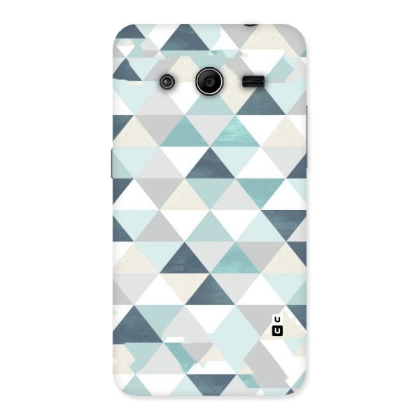 Green And Grey Pattern Back Case for Galaxy Core 2