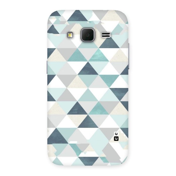 Green And Grey Pattern Back Case for Galaxy Core Prime