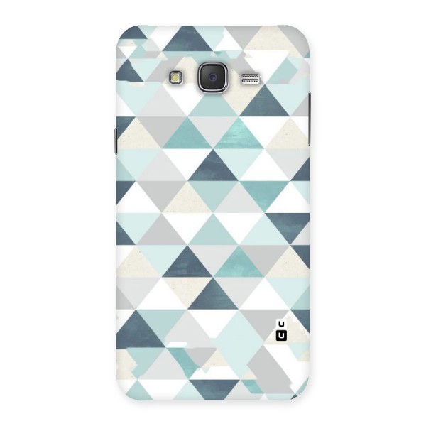 Green And Grey Pattern Back Case for Galaxy J7