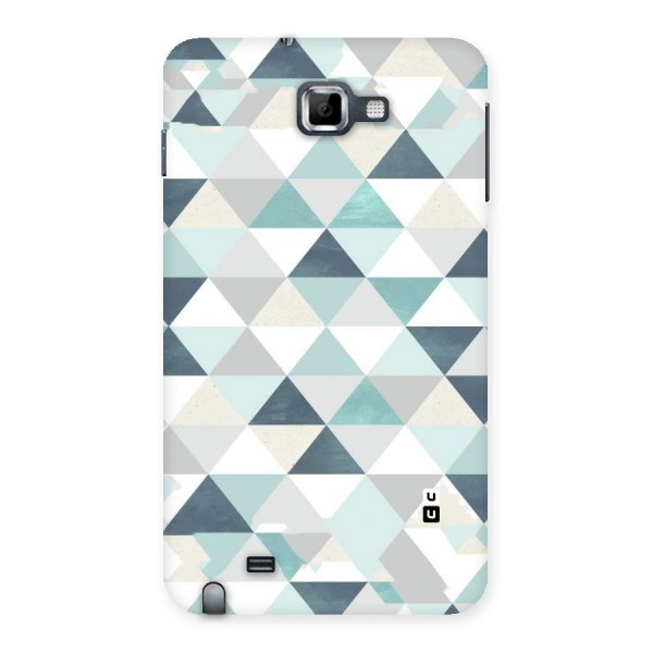 Green And Grey Pattern Back Case for Galaxy Note