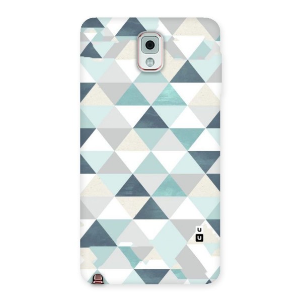 Green And Grey Pattern Back Case for Galaxy Note 3
