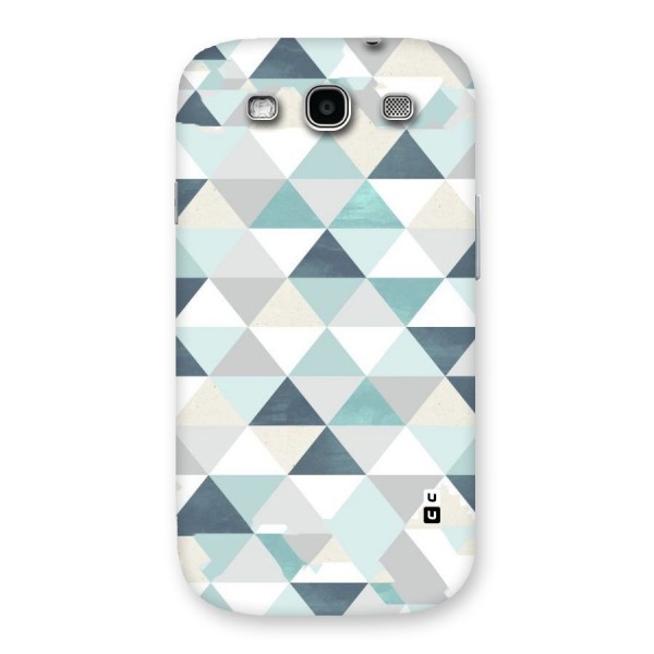 Green And Grey Pattern Back Case for Galaxy S3