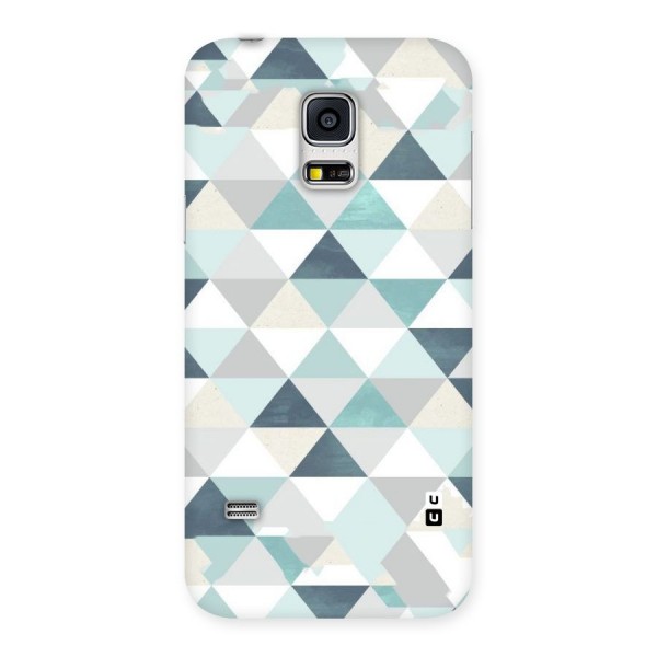 Green And Grey Pattern Back Case for Galaxy S5 Mini