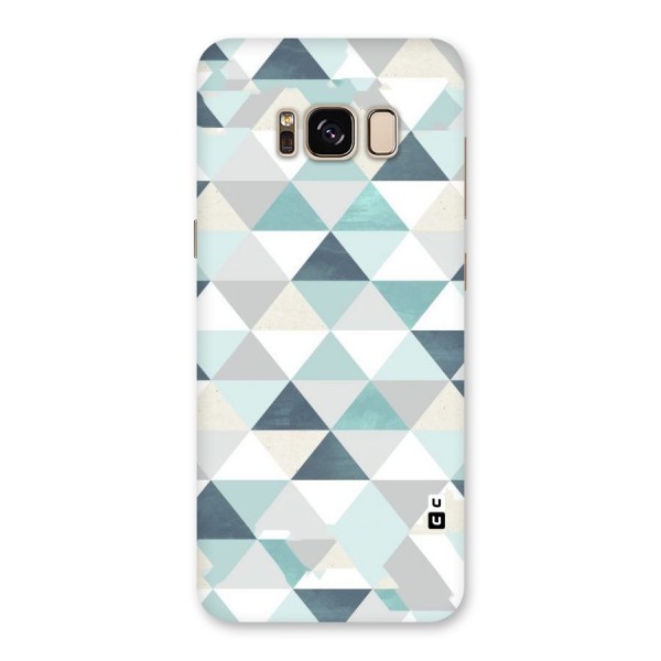 Green And Grey Pattern Back Case for Galaxy S8