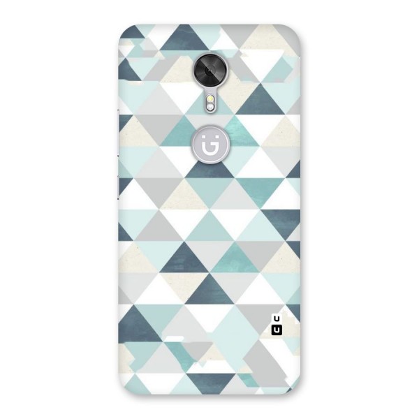 Green And Grey Pattern Back Case for Gionee A1