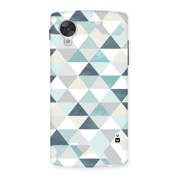 Green And Grey Pattern Back Case for Google Nexsus 5