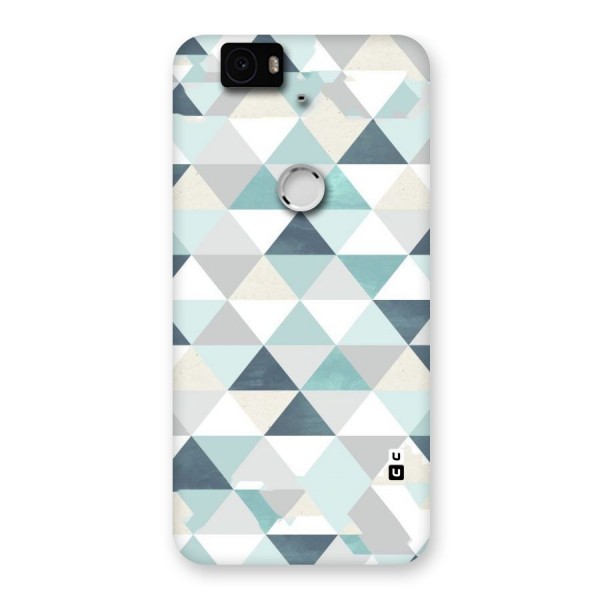 Green And Grey Pattern Back Case for Google Nexus-6P