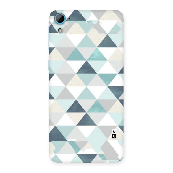 Green And Grey Pattern Back Case for HTC Desire 826