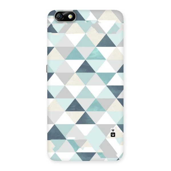 Green And Grey Pattern Back Case for Honor 4X