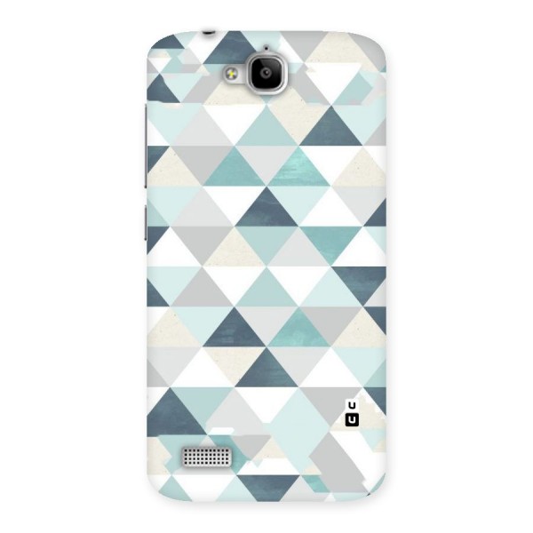 Green And Grey Pattern Back Case for Honor Holly