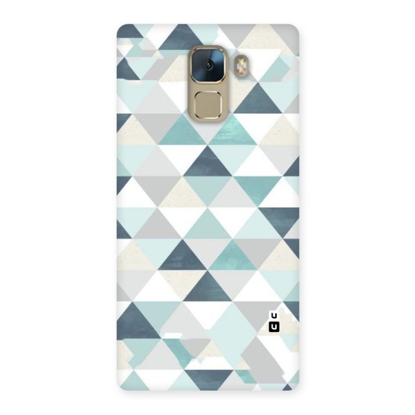 Green And Grey Pattern Back Case for Huawei Honor 7
