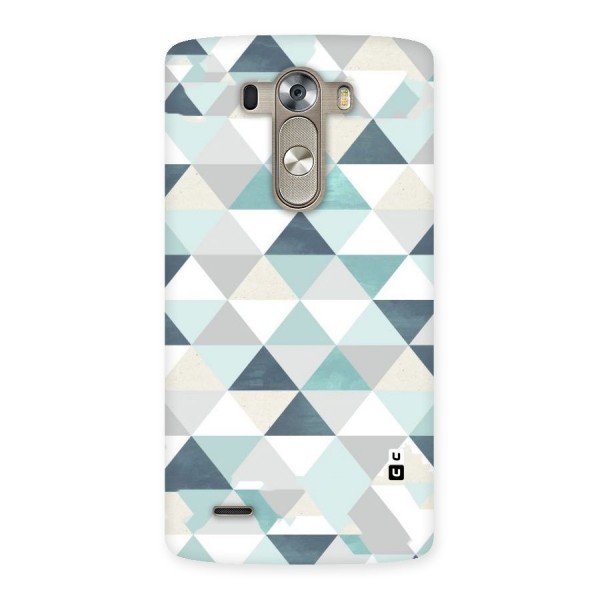 Green And Grey Pattern Back Case for LG G3