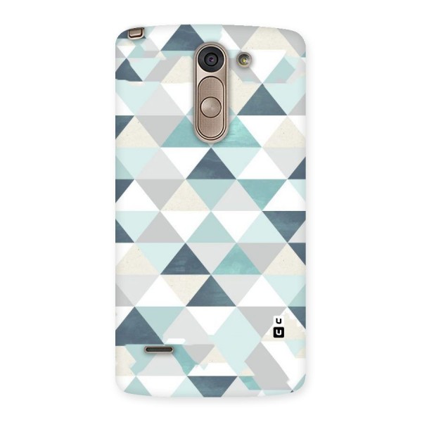 Green And Grey Pattern Back Case for LG G3 Stylus