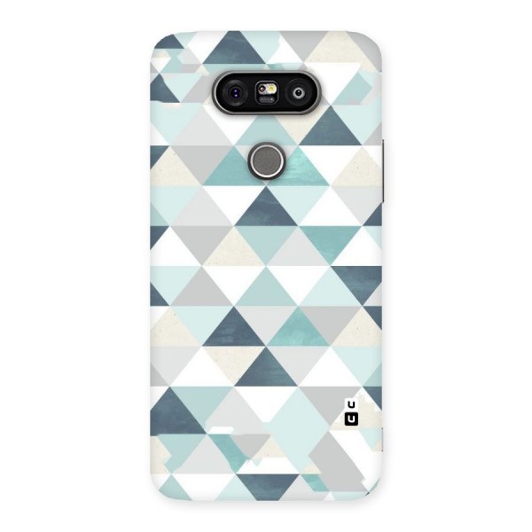 Green And Grey Pattern Back Case for LG G5