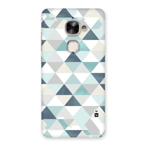 Green And Grey Pattern Back Case for Le 2