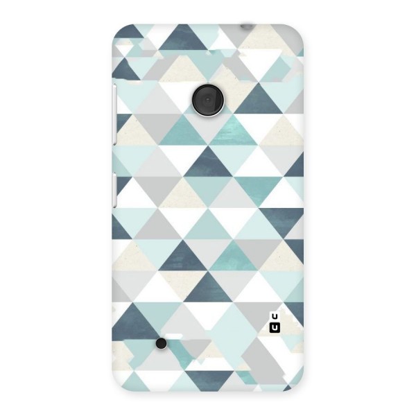 Green And Grey Pattern Back Case for Lumia 530