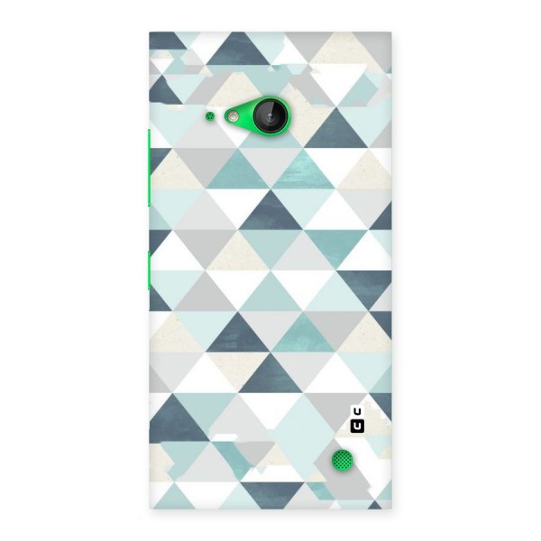 Green And Grey Pattern Back Case for Lumia 730