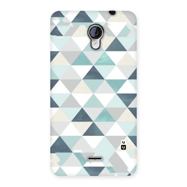Green And Grey Pattern Back Case for Micromax Unite 2 A106