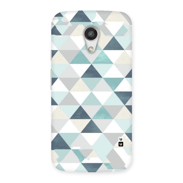 Green And Grey Pattern Back Case for Moto G 2nd Gen
