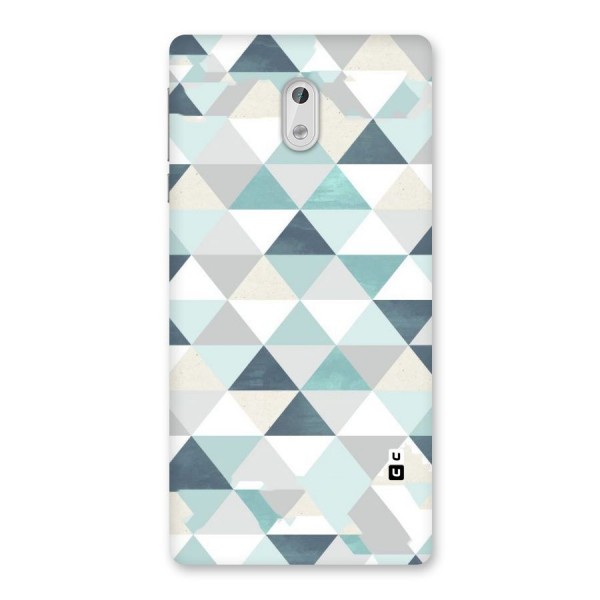 Green And Grey Pattern Back Case for Nokia 3