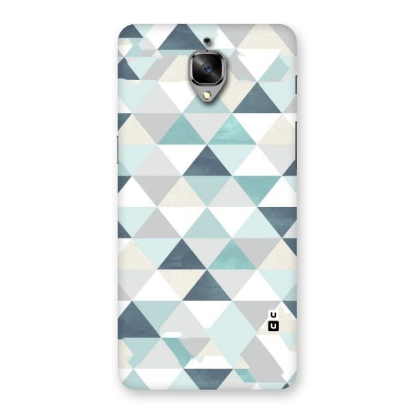 Green And Grey Pattern Back Case for OnePlus 3