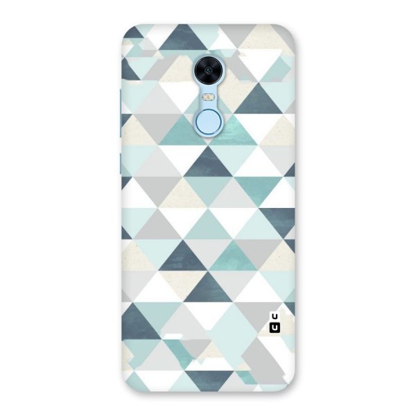 Green And Grey Pattern Back Case for Redmi Note 5