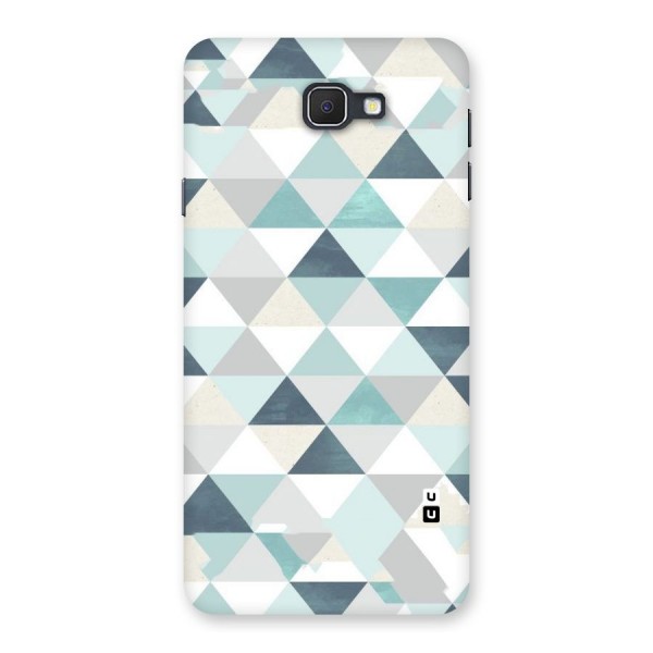 Green And Grey Pattern Back Case for Samsung Galaxy J7 Prime