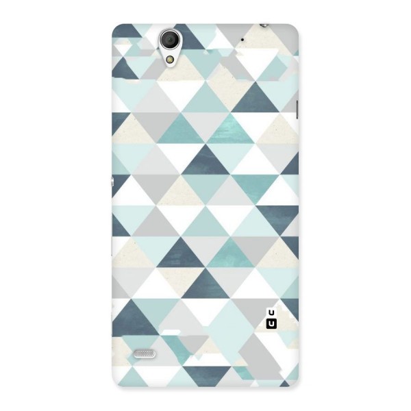 Green And Grey Pattern Back Case for Sony Xperia C4