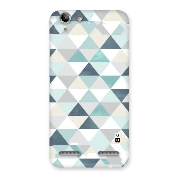 Green And Grey Pattern Back Case for Vibe K5