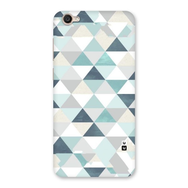 Green And Grey Pattern Back Case for Vivo Y55L