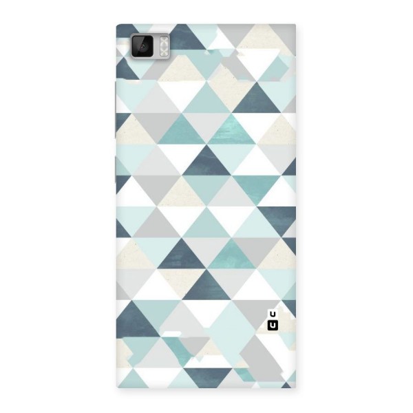 Green And Grey Pattern Back Case for Xiaomi Mi3