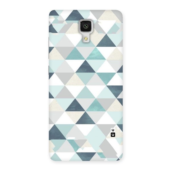 Green And Grey Pattern Back Case for Xiaomi Mi 4